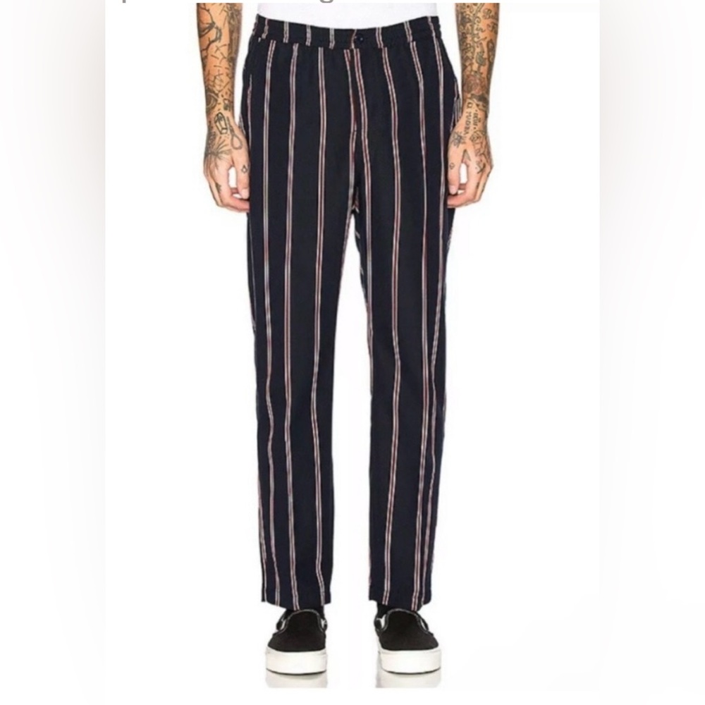 Stussy Wool blend Navy Stripe pants Small